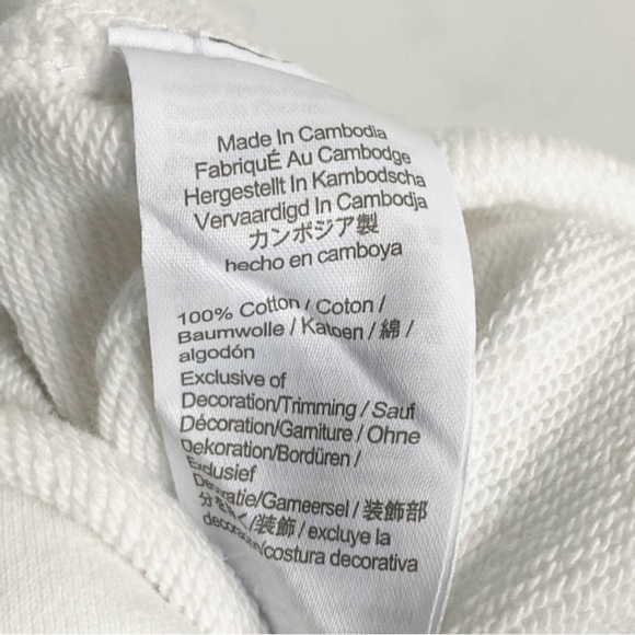 J.CREW University Terry Cutoff Short With Crew Logo - Picture 10 of 10